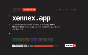 Xennex live audit for wtf seo
